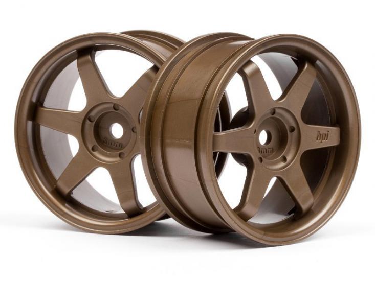 1/10 TE37 WHEEL 26mm BRONZE (3mm OFFSET)