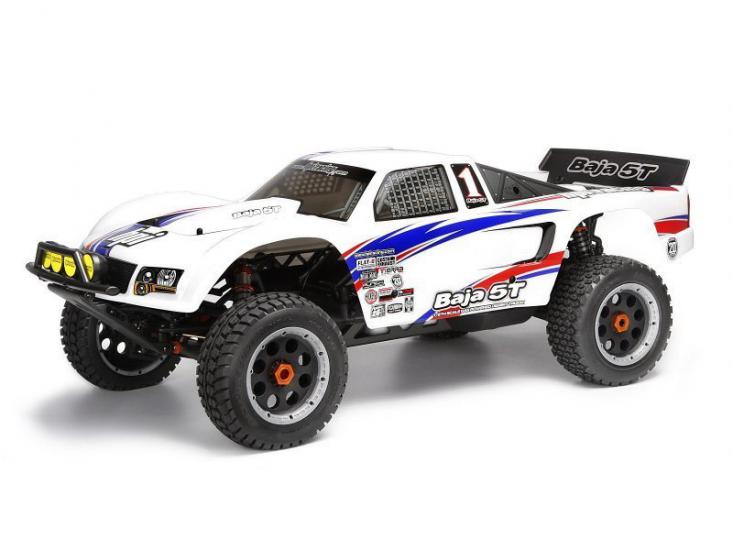 BAJA 5T-1 TRUCK WHITE  BODY (BOYALI HAZIR KAPORTA)