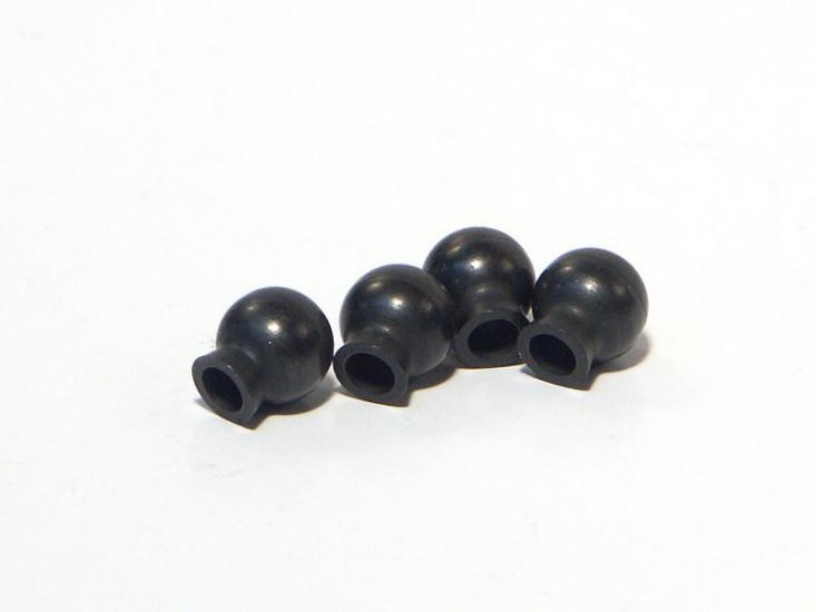 BALL 6.8x7.3x3mm (BLACK/4pcs)