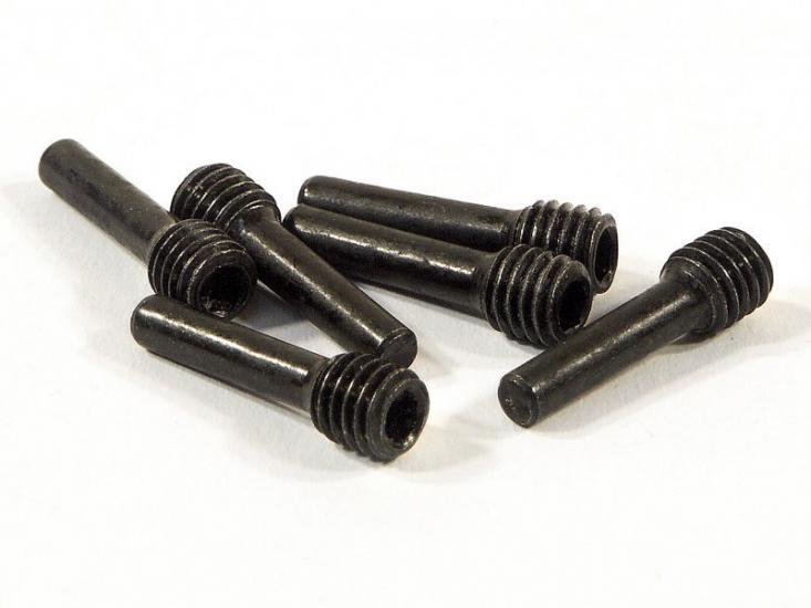 SCREW SHAFT M5x3x18mm (BLACK/6pcs)