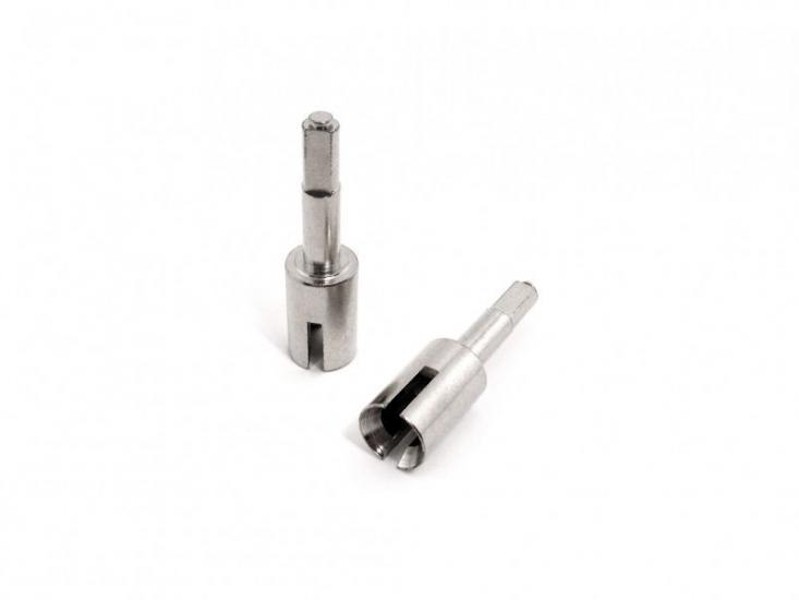 HEAVY-DUTY GEAR SHAFT 5x37mm (SILVER/2pcs)