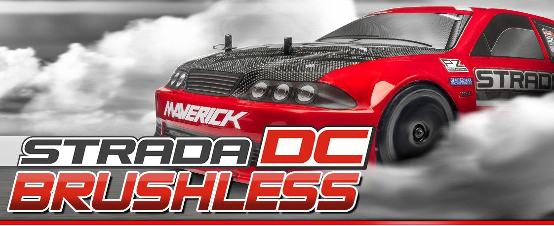 Maverick Strada Red DC Brushless 1/10 RTR Electric Drift Car