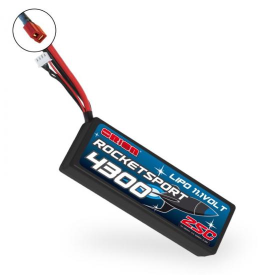 Team Orion Rocket Sport 4300 mAh LiPo 11.1V 25C (DeansPlug)