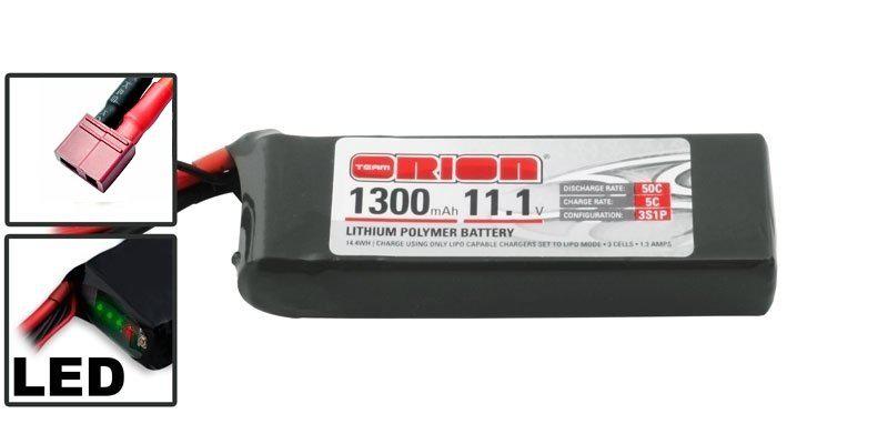 Team Orion LiPo 1300 3S 11,1V 50C Deans