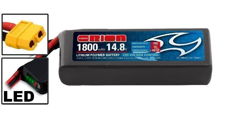 TEAM ORION Lipo 1800 Mah 4S 14,8V 75C XT60