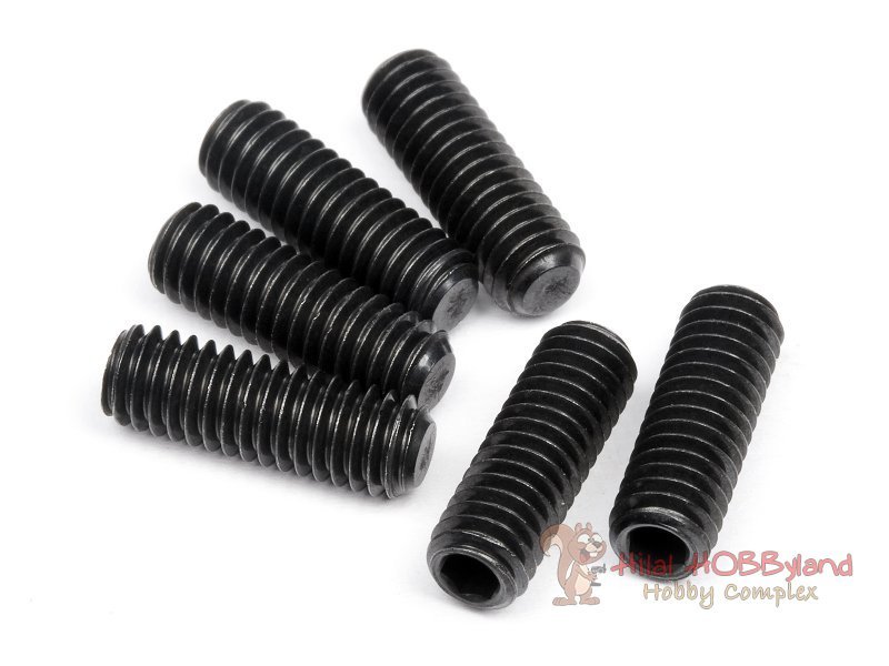 SET SCREW M4x12mm (6pcs) 2.5mm Hex Socket